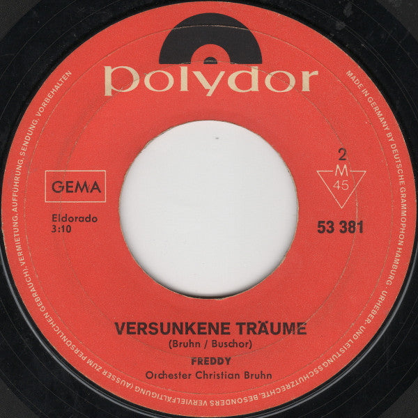 Freddy Quinn : Alle Abenteuer Dieser Erde (7", Single, Mono)