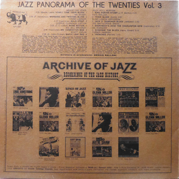 Various : Jazz Panorama Of The Twenties - Vol.3 (LP, Comp)