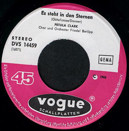 Petula Clark : Kann Ich Dir Vertrauen / Es Steht In Den Sternen (7", Single)