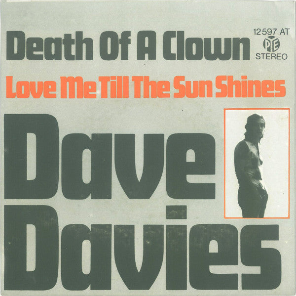 Dave Davies : Death Of A Clown (7", Single, RE)