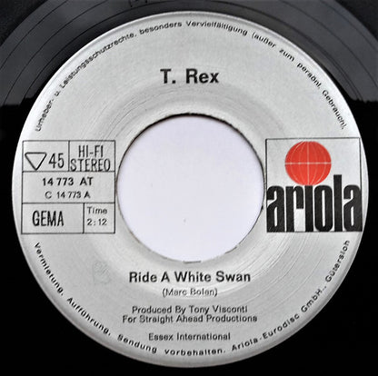 T. Rex : Ride A White Swan (7", Single)