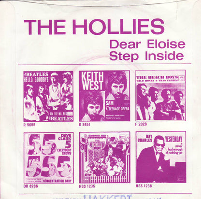 The Hollies : Dear Eloise / Step Inside (7", Single)