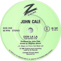 John Cale : Ooh La La (7", Single)