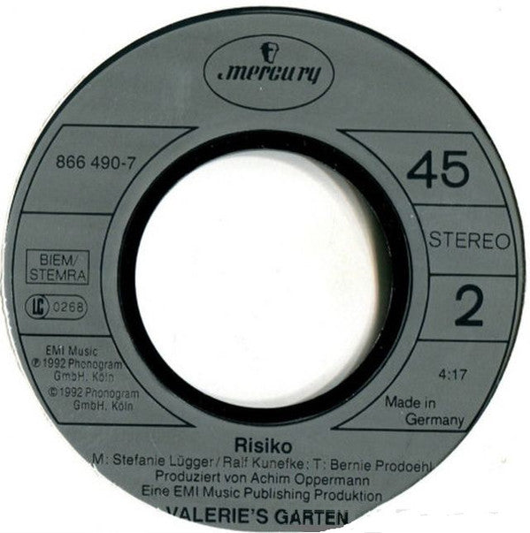 Valerie's Garten : Nächstes Mal Am Ende Der Welt (7", Single)