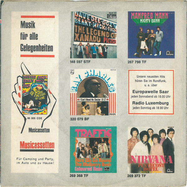 Traffic : No Face, No Name And No Number (7", Single, Mono)