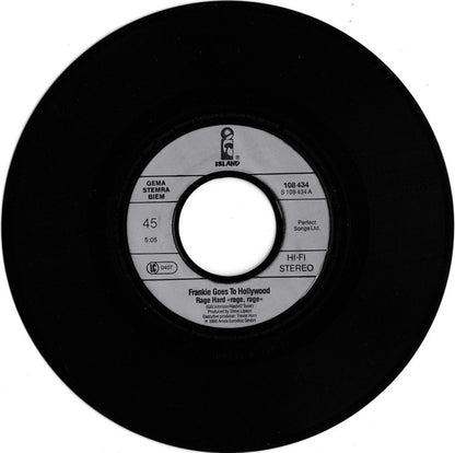 Frankie Goes To Hollywood : Rage Hard (7", Single, Bro)