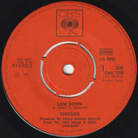 Chicago (2) : Lowdown c/w Loneliness Is Just A Word (7", Single)