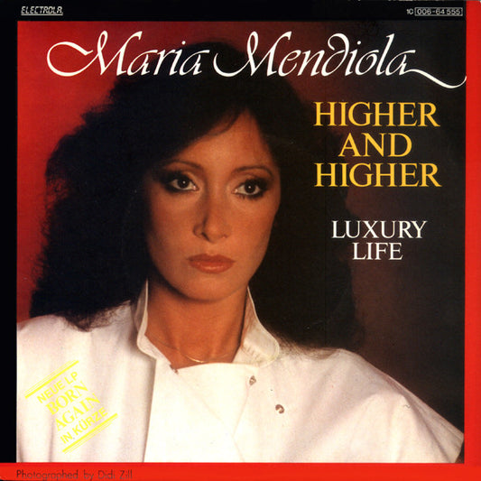 María Mendiola : Higher And Higher (7", Single)