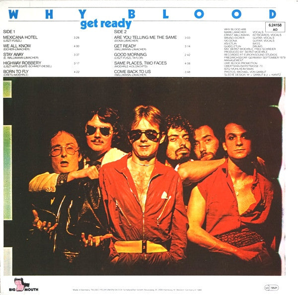 Why Blood : Get Ready (LP, Album)