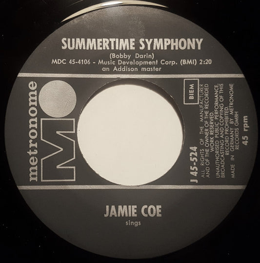 Jamie Coe : Summertime Symphony (7", Single)