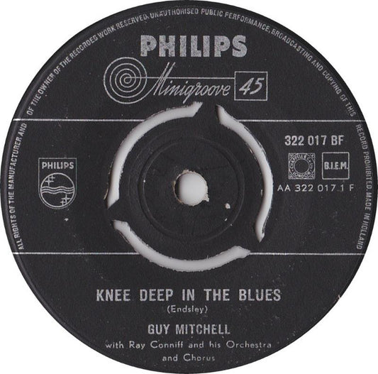 Guy Mitchell With Ray Conniff And His Orchestra & Chorus : Knee Deep In The Blues (7", Single)