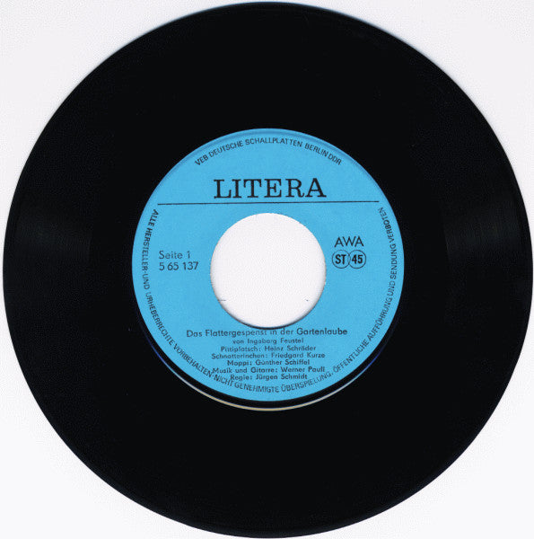 Ingeborg Feustel : Das Flattergespenst In Der Gartenlaube (7", Single)