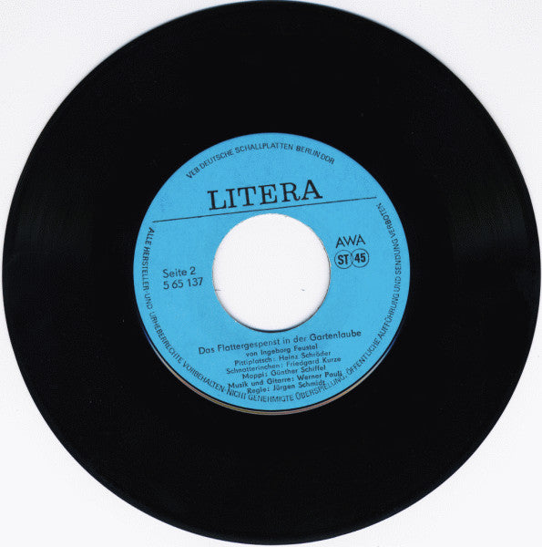 Ingeborg Feustel : Das Flattergespenst In Der Gartenlaube (7", Single)