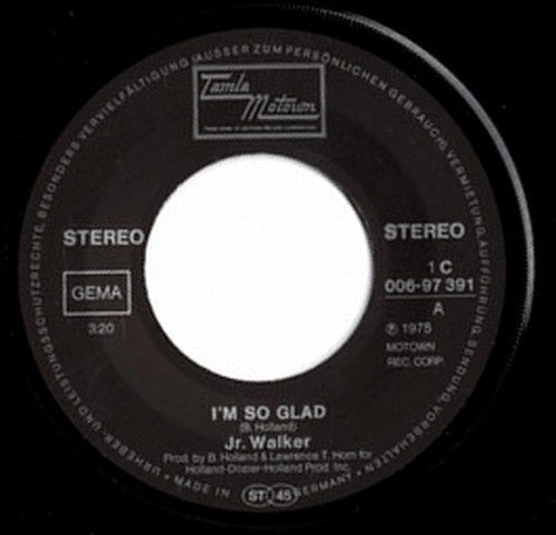 Junior Walker : I'm So Glad (7", Single)
