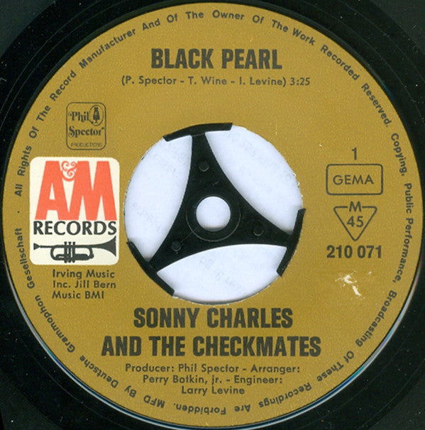 Sonny Charles And The Checkmates Ltd. : Black Pearl / Lazy Susan (7", Single)
