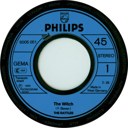 The Rattles : The Witch (7", Single, RE)