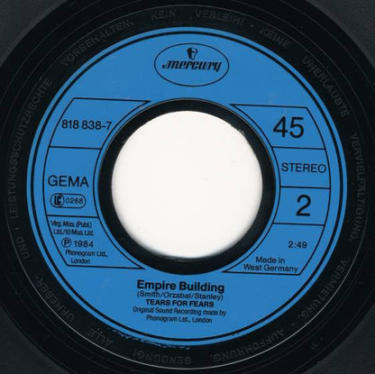 Tears For Fears : Mothers Talk (7", Single)