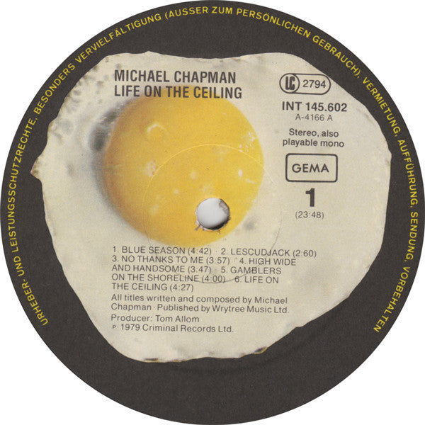 Michael Chapman (2) : Life On The Ceiling (LP, Album)