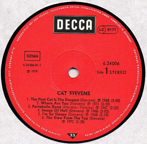 Cat Stevens : Cat Stevens (LP, Comp)