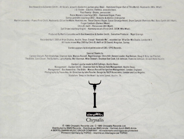 Boo Hewerdine & Darden Smith : Evidence (LP, Album)
