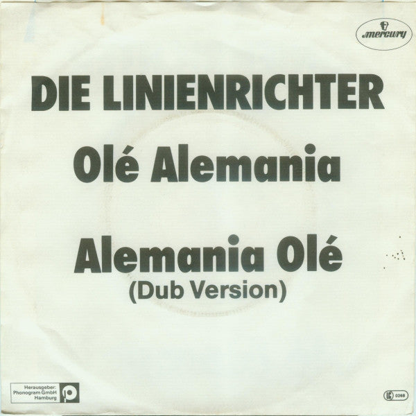 Die Linienrichter : Olé Alemania (7", Single)