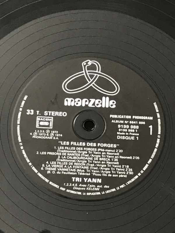 Tri Yann : Les Filles Des Forges (2xLP, Comp)
