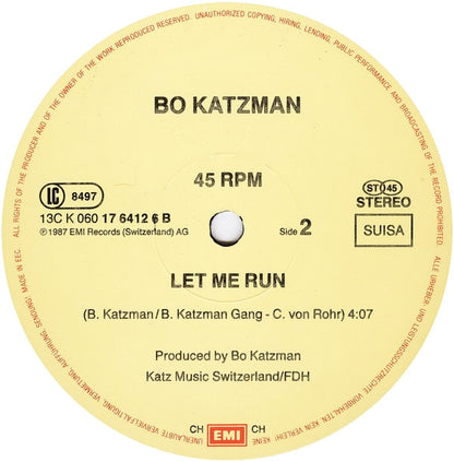 Bo Katzman : Cuba Rum (Extended Summer Dance Mix) (12", Maxi)