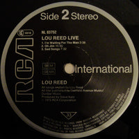 Lou Reed : Lou Reed Live (LP, Album, RE)