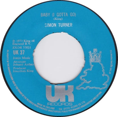 Simon Fisher Turner : Baby (I Gotta Go) / I Wanna Love My Life Away (7")