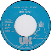 Simon Fisher Turner : Baby (I Gotta Go) / I Wanna Love My Life Away (7")