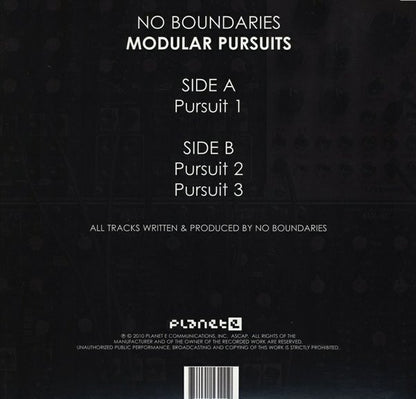 No Boundaries (2) : Modular Pursuits (12")