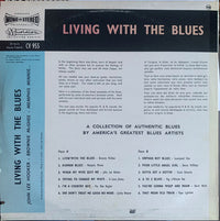 Various : Living With The Blues (LP, Comp, RE)
