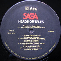 Saga (3) : Heads Or Tales (LP, Album, Mas)