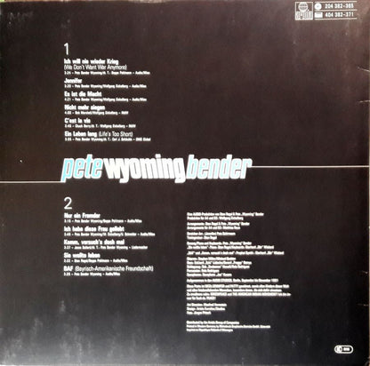 Pete Wyoming Bender : Als Ob Es Gar Nichts Wär (LP, Album)