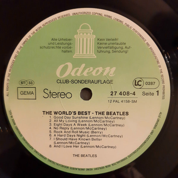 The Beatles : The World's Best (LP, Comp, RE)