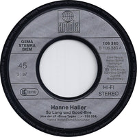 Hanne Haller : So Long Und Good-Bye (7", Single)