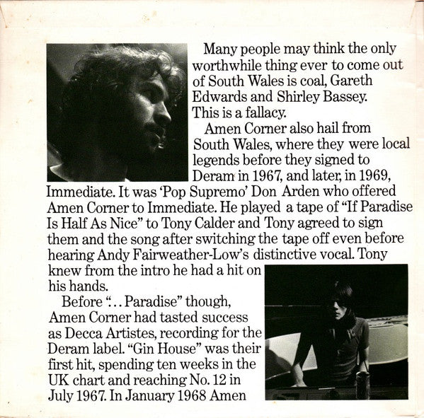 Amen Corner : (If Paradise Is) Half As Nice (2x7", EP, Gat)