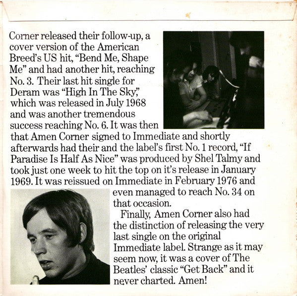 Amen Corner : (If Paradise Is) Half As Nice (2x7", EP, Gat)