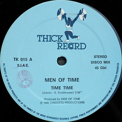 Men Of Time : Time Time (12")