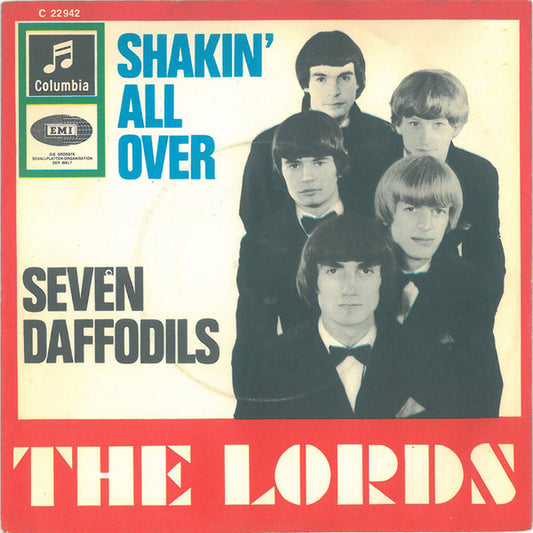 The Lords : Shakin' All Over / Seven Daffodils (7", Single)