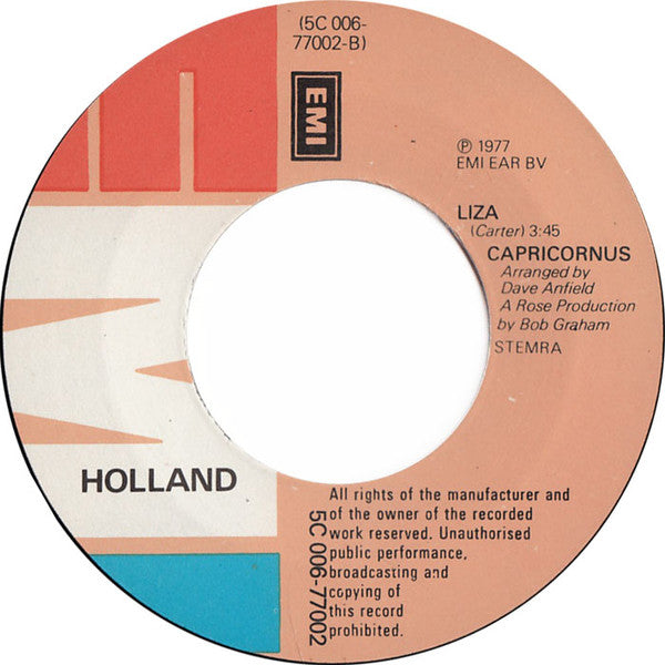 Capricornus (3) : Dancing On Air (7", Single)