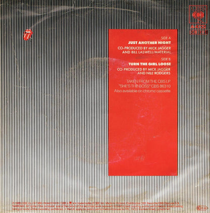 Mick Jagger : Just Another Night (7", Single)