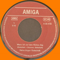 Heinz-Jürgen Gottschalk : Wenn Ich Auf Dem Rücken Lieg / Danny (7", Single)