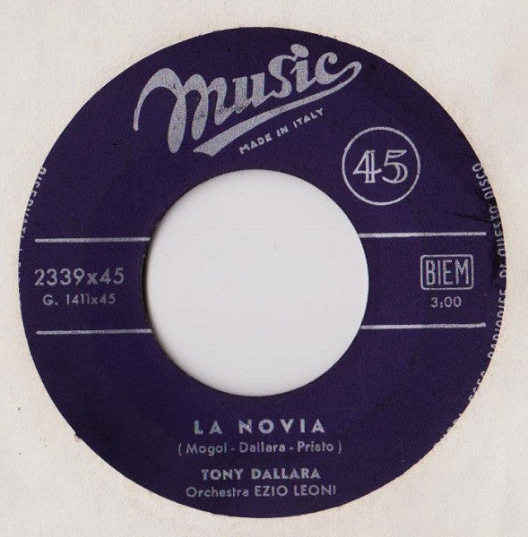 Tony Dallara : La Novia (7")