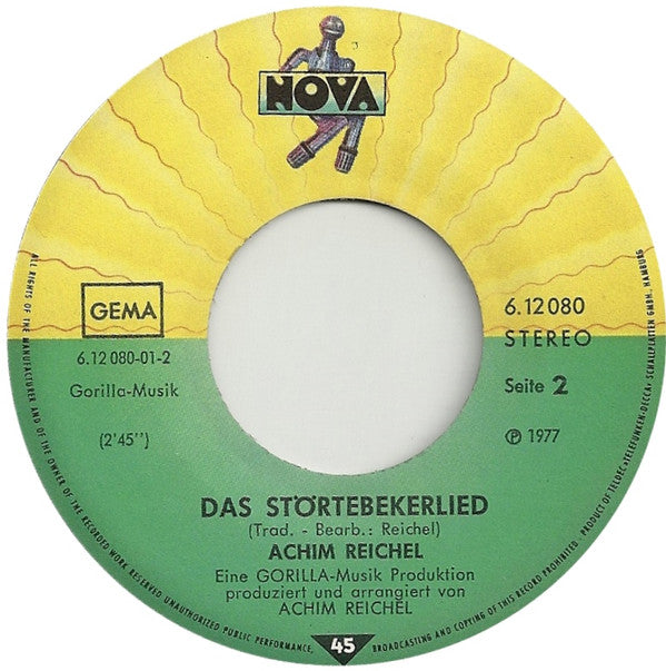 Achim Reichel : Sophie, Mein Henkersmädel / Das Störtebekerlied (7", Single)