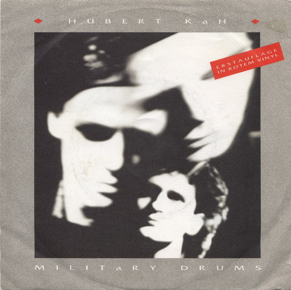 Hubert Kah : Military Drums (7", Single, Red)