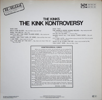 The Kinks : The Kink Kontroversy (LP, Album, Mono, RE)
