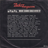 Zack Ferguson : Aa Aa Uu Ae Ee  / Where Clouds Could Never Fly (7", Single)