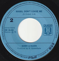 Barry & Eileen : If You Go (7", Single, Mono, Blu)