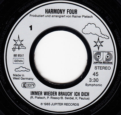 Harmony Four : Immer Wieder Brauch' Ich Dich (7", Single)